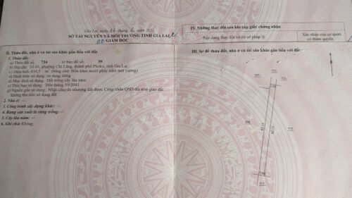 [Pleiku] 🔥 ĐẤT MẶT TIỀN NGUYỄN BIỂU – DIỆN TÍCH LỚN, ĐẤT ĐẸP, DỄ KHAI THÁC 🔥