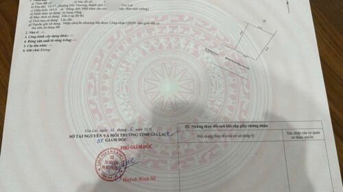 [Pleiku] MẶT TIỀN PHÙNG HƯNG – GẦN BỜ KÈ | NỞ HẬU 12,5M | FULL TC
